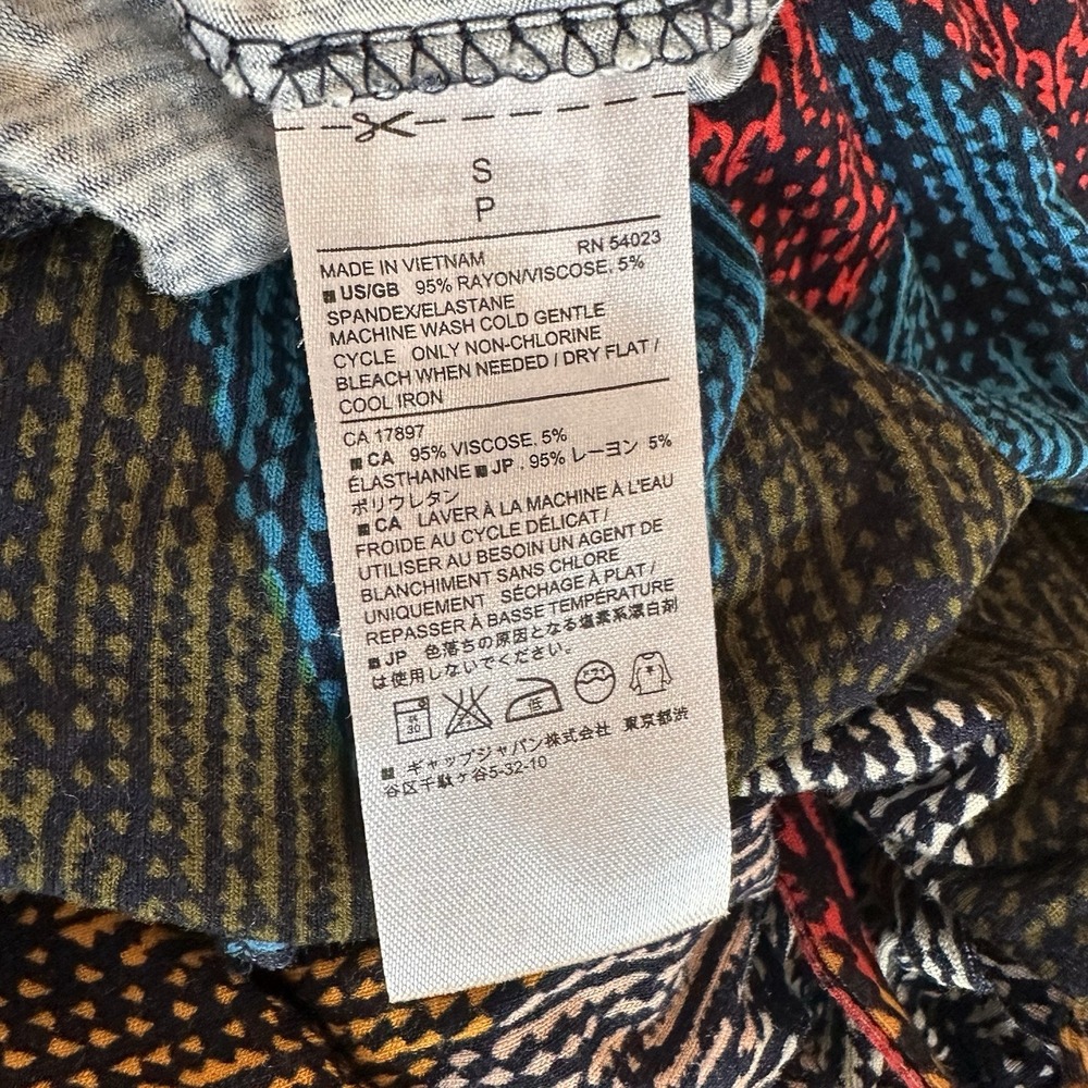 Banana Republic Chevron Maxi Dress Size‎ Small Racer Back Boho Chic Travel Indie - Picture 8 of 9